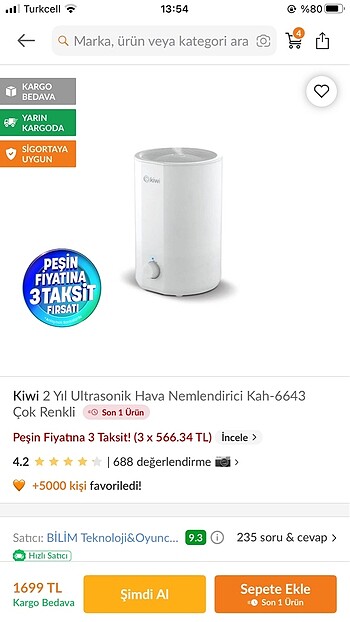 Hava nemlendirici - Görsel 2