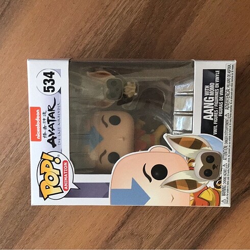 Aang with momo Funko