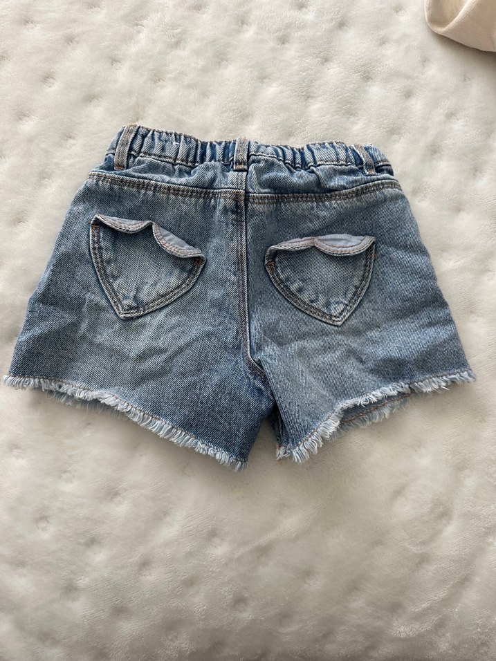 Zara Kız Bebek Kot Şort - Görsel 2