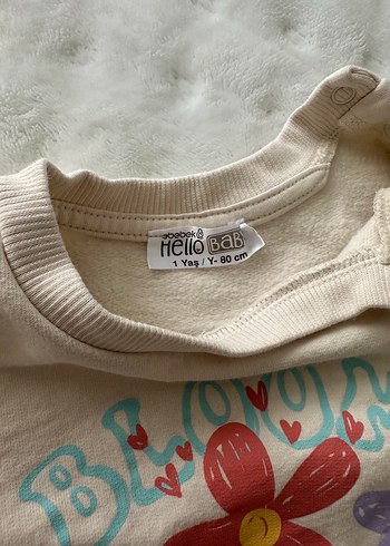 Kız Bebek Pamuklu Sweatshirt - Görsel 4