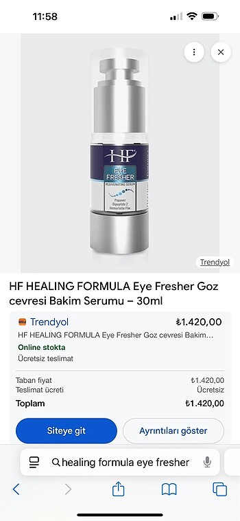 Healing Formula göz serumu 30 ml - Görsel 8