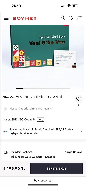 Shevec altılı kozmetik seti - Görsel 15