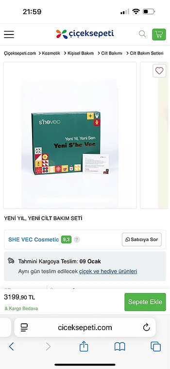 Shevec altılı kozmetik seti - Görsel 16