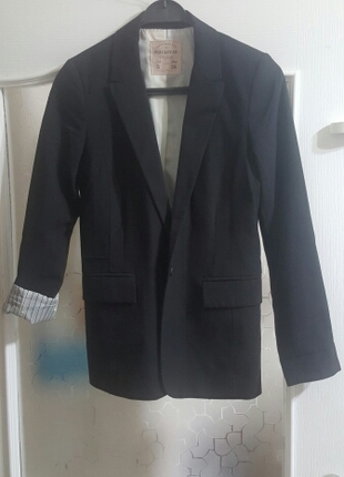 Siyah blazer ceket