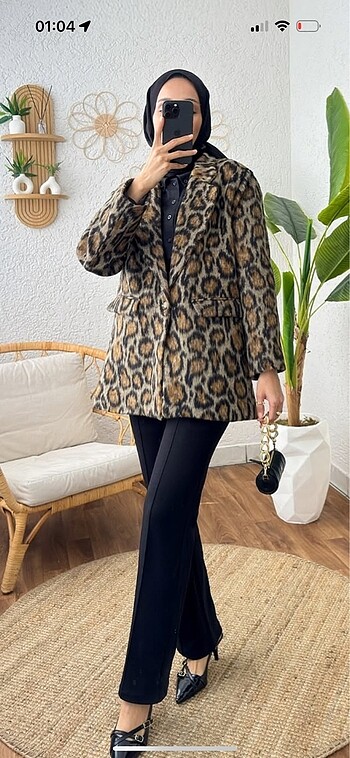 Leopar ceket