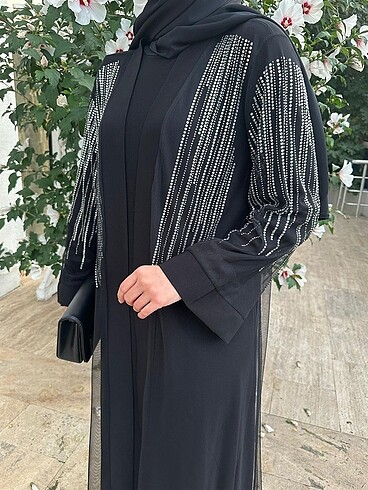Taşlı abaya