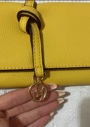 U.S Polo Assn. U.S Polo Sarı Deri Tokalı Kadın Portföy Cüzdan