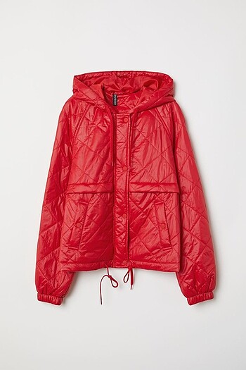 h&m kırmızı ceket