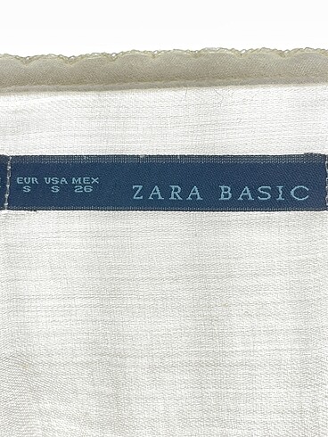 s Beden beyaz Renk Zara Bluz %70 İndirimli.