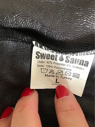 l Beden siyah Renk Sweet Sauna zayıflatıcı