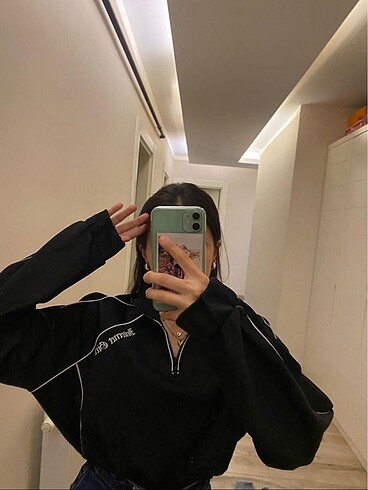 Bershka siyah sweatshirt