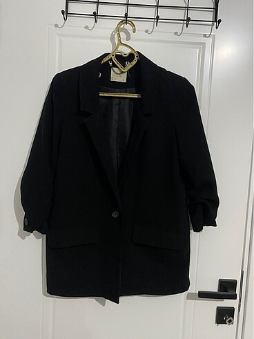 Siyah blazer ceket