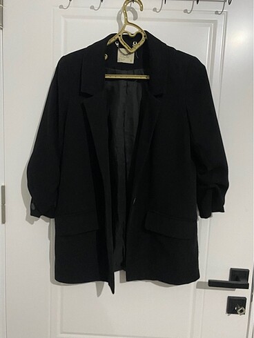 Topshop Siyah blazer ceket