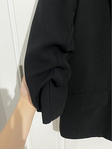 s Beden Siyah blazer ceket