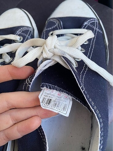 38 Beden lacivert Renk Lacivert converse sneaker