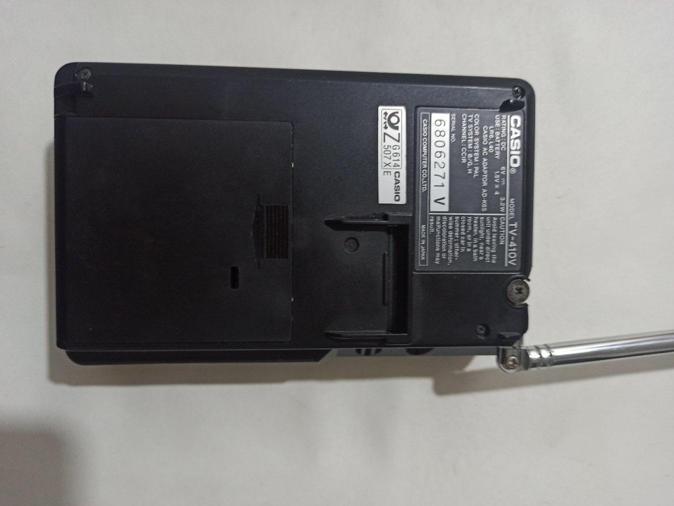 Casio Tv 410 Siyah Cep Tipi Renkli Televizyon - Görsel 3