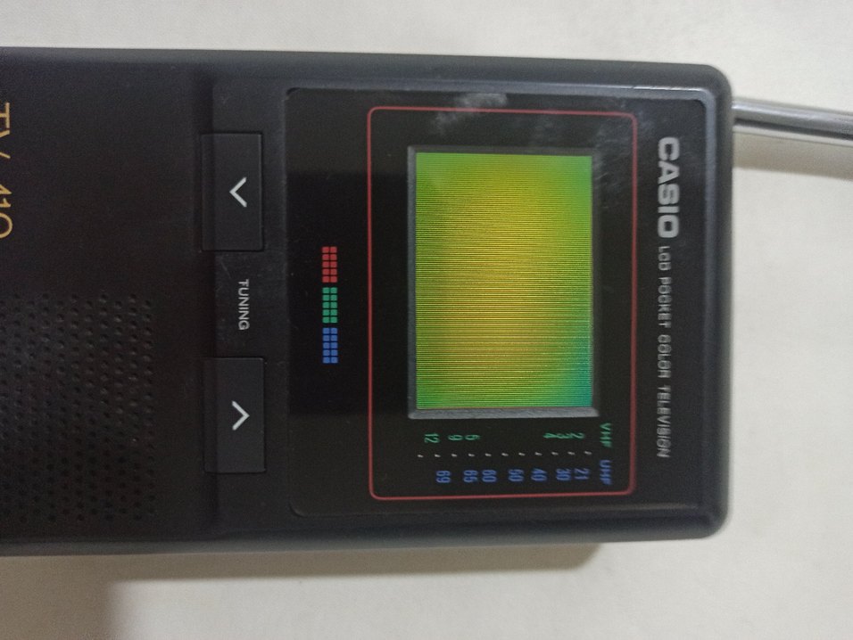 Casio Tv 410 Siyah Cep Tipi Renkli Televizyon - Görsel 2