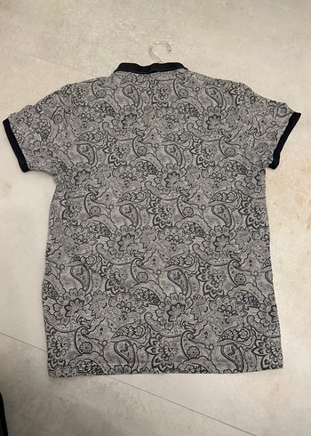 Düğmeli Desenli Gri Avva - Görsel 2