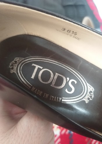 TOD'S Kahverengi Deri Tokalı Klasik Topuklu Ayakkabı - Görsel 3