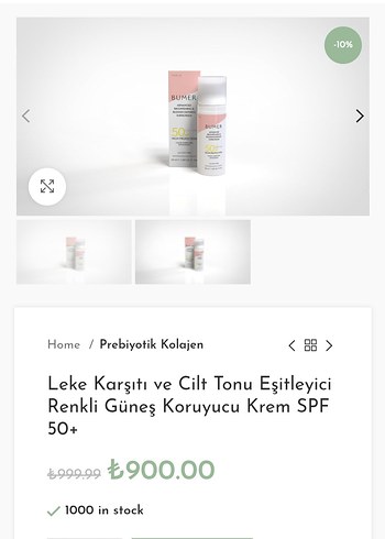 Bumer Yüksek Koruma Tonlandırıcı Güneş Kremi SPF 50 - Görsel 6