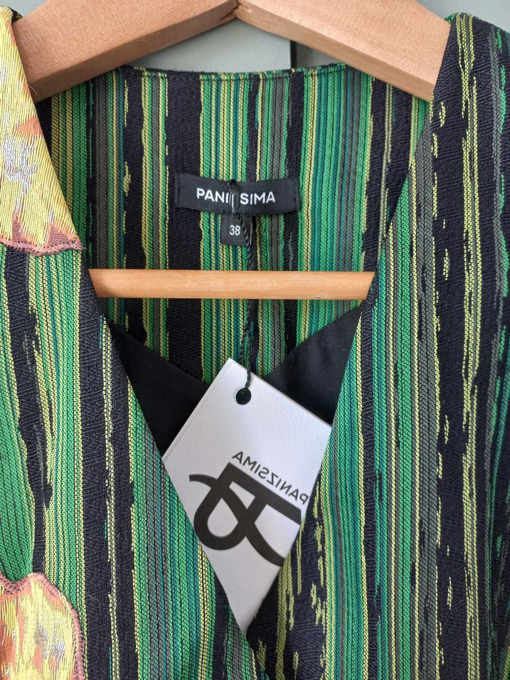 Bohem Kolsuz Düğmeli Mini Yelek takım - Görsel 2