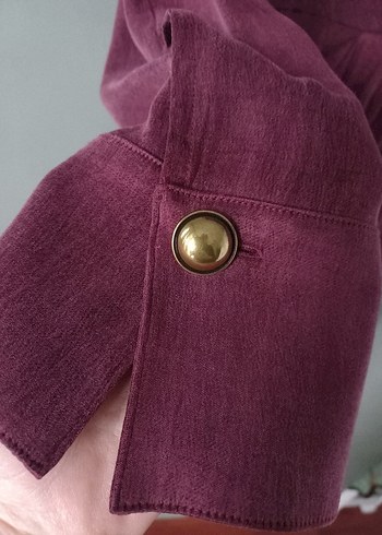 Nocturne bordo elbise - Görsel 10