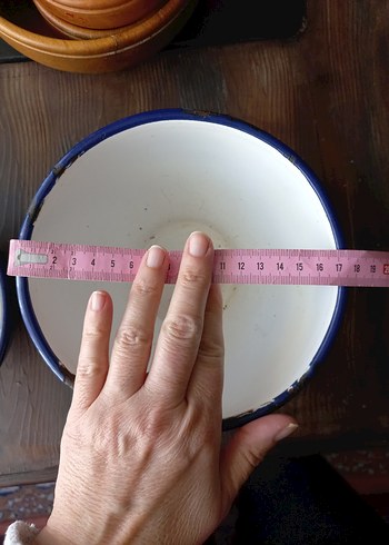 Renkli Mavi ve Yeşil Gıda Kapları emaye - Görsel 8