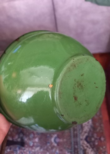 Renkli Mavi ve Yeşil Gıda Kapları emaye - Görsel 4