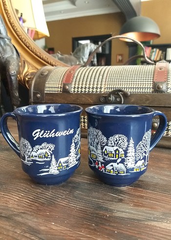 Almanya dan Glühwein Seramik Kupa Seti
