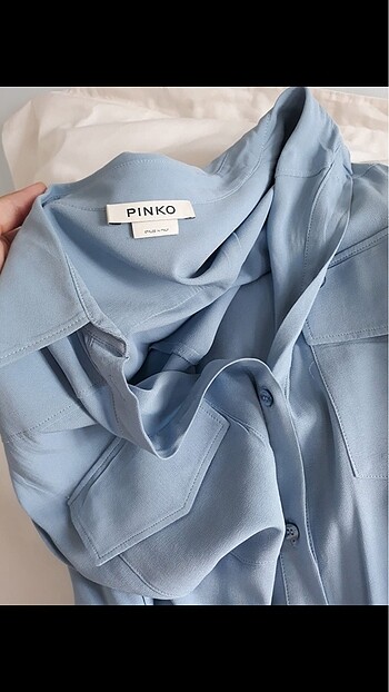 38 Beden mavi Renk Pinko bluz