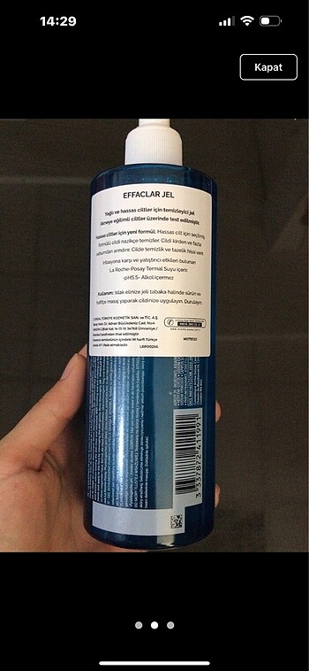 La Roche Posay La Roche Posay Yüz Temizleme Jeli