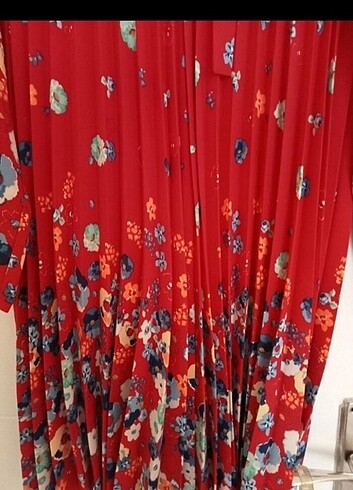 Zara Zara Kirmizi Cicekli tunik