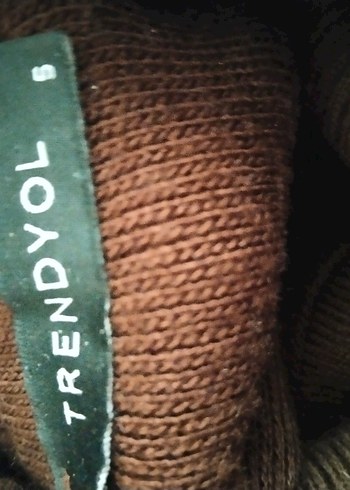 Kadın Kahverengi Boğazlı Örgü Yün Kazak iki tane fiyatı - Görsel 3