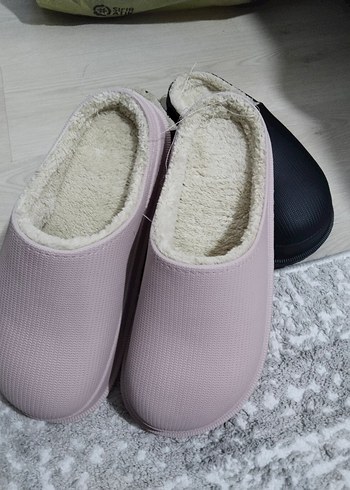 Peluş Detaylı Pembe Kadın Terlik  adet fiyatı  39 40 numara - Görsel 6