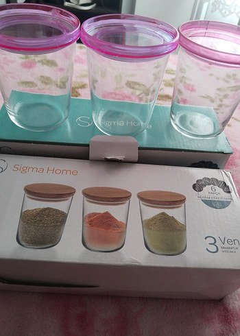 Sigma Home 6 tll Cam Baharat Kavanozu Seti - Görsel 2