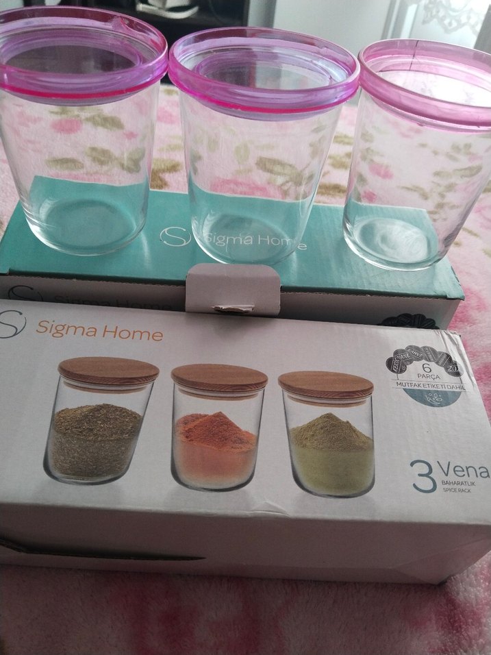 Sigma Home 6 tll Cam Baharat Kavanozu Seti - Görsel 2