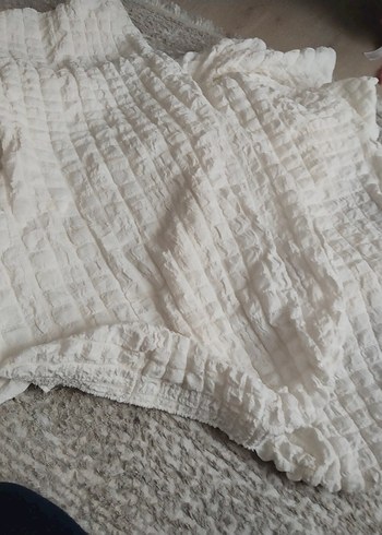 Beyaz dokulu yumuşak  sandalye örtüsü  6 âdet - Görsel 2