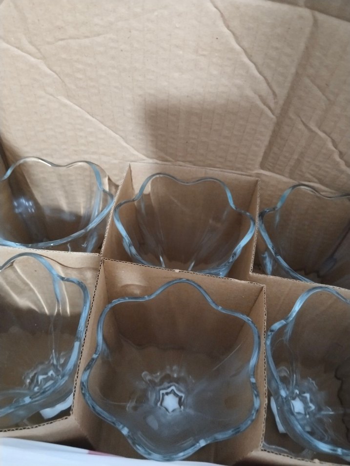 Şeffaf Cam Dondurma Kasesi Seti 6 âdet bir tanesi hediye - Görsel 4