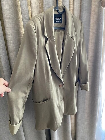 Diğer Haki blazer takım
