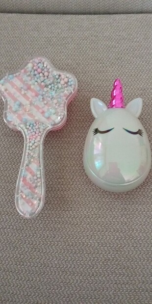Saç fırçası tarak Kawai Tumblr estetik unicorn yıldız japonya Ko