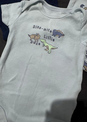 Carters Erkek Bebek Kısa Kollu Baskılı Body - Görsel 2