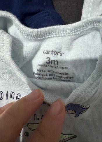 Carters Erkek Bebek Kısa Kollu Baskılı Body - Görsel 5