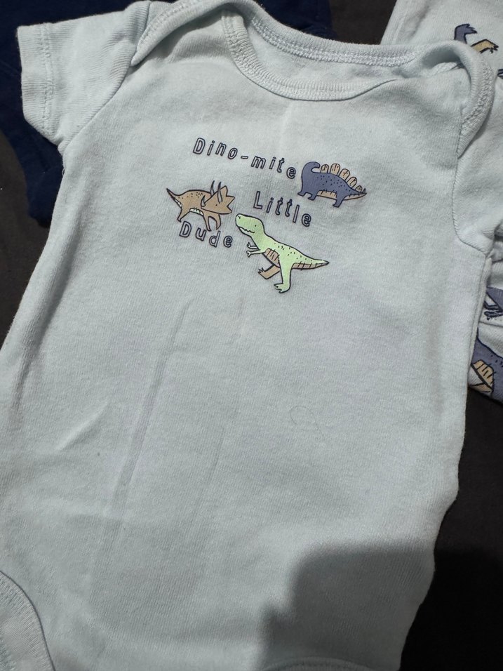 Carters Erkek Bebek Kısa Kollu Baskılı Body - Görsel 2