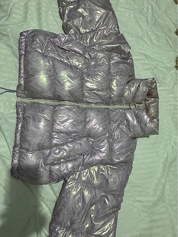 Pull&bear mor şişme mont