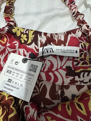 xs Beden Zara elbise