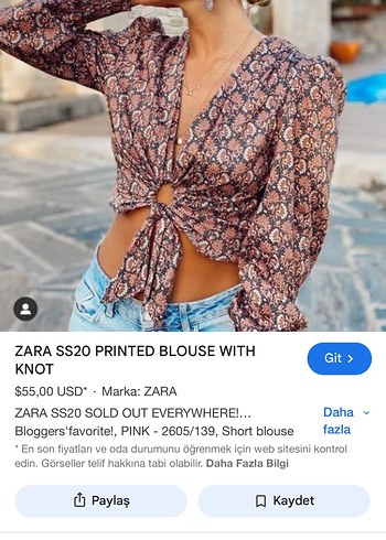 Zara Bordo Yılan Desenli Uzun Kollu Bohem Bluz
