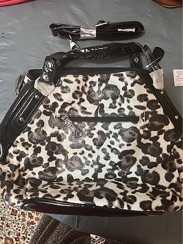 Beden çeşitli Renk Leopar çanta