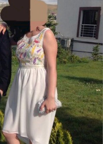 İşlemeli elbise 40 beden - Görsel 7