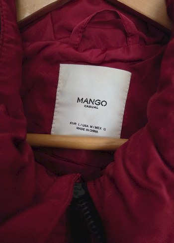 Bordo renk L mango mont - Görsel 3