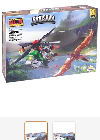 Blx lego,223 Parça Dinozor Model Seti - Görsel 2